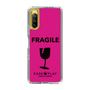 スリムプロテクションケース［ FRAGILE - Pink ］