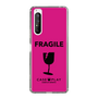 スリムプロテクションケース［ FRAGILE - Pink ］