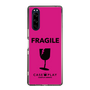 スリムプロテクションケース［ FRAGILE - Pink ］