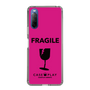 スリムプロテクションケース［ FRAGILE - Pink ］