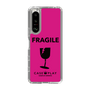 スリムプロテクションケース［ FRAGILE - Pink ］