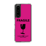 スリムプロテクションケース［ FRAGILE - Pink ］