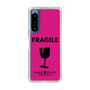 スリムプロテクションケース［ FRAGILE - Pink ］
