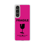 スリムプロテクションケース［ FRAGILE - Pink ］