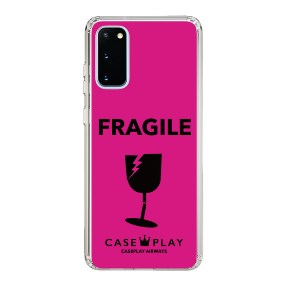 スリムプロテクションケース［ FRAGILE - Pink ］