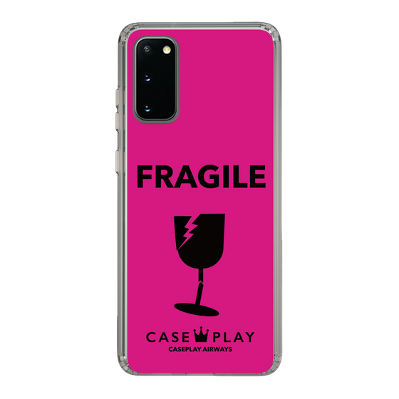 スリムプロテクションケース［ FRAGILE - Pink ］