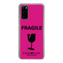 スリムプロテクションケース［ FRAGILE - Pink ］