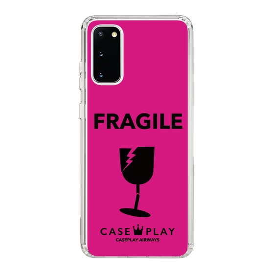スリムプロテクションケース［ FRAGILE - Pink ］