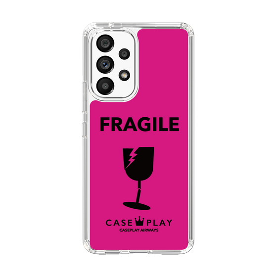 スリムプロテクションケース［ FRAGILE - Pink ］