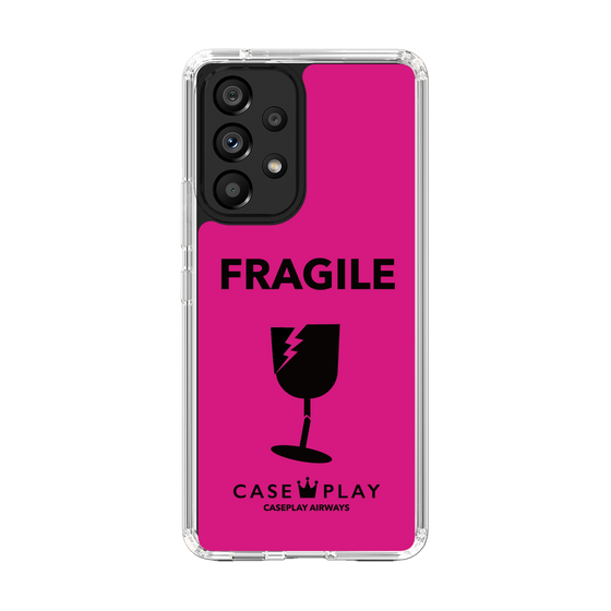 スリムプロテクションケース［ FRAGILE - Pink ］