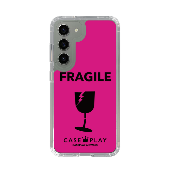 スリムプロテクションケース［ FRAGILE - Pink ］