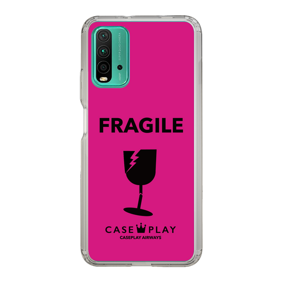 スリムプロテクションケース［ FRAGILE - Pink ］