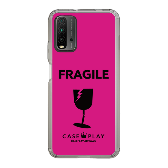 スリムプロテクションケース［ FRAGILE - Pink ］
