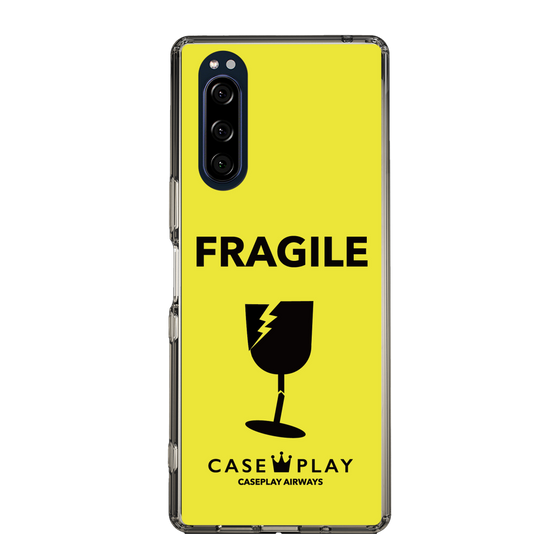スリムプロテクションケース［ FRAGILE - Yellow ］