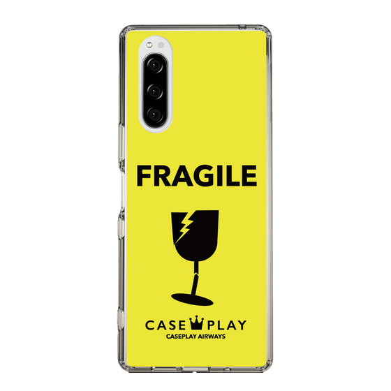 スリムプロテクションケース［ FRAGILE - Yellow ］