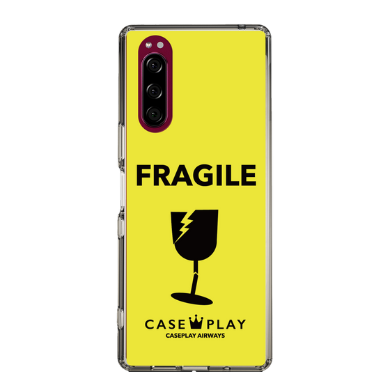 スリムプロテクションケース［ FRAGILE - Yellow ］