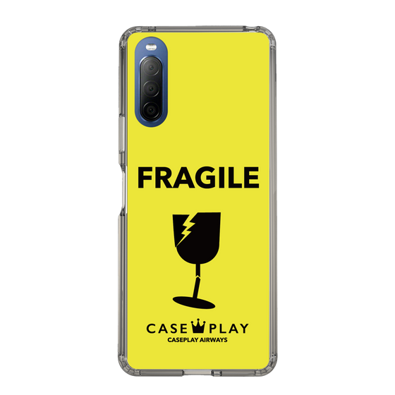 スリムプロテクションケース［ FRAGILE - Yellow ］