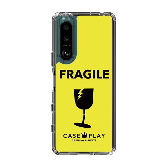 スリムプロテクションケース［ FRAGILE - Yellow ］