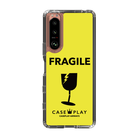 スリムプロテクションケース［ FRAGILE - Yellow ］