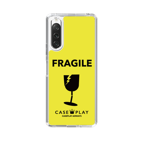 スリムプロテクションケース［ FRAGILE - Yellow ］