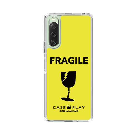 スリムプロテクションケース［ FRAGILE - Yellow ］