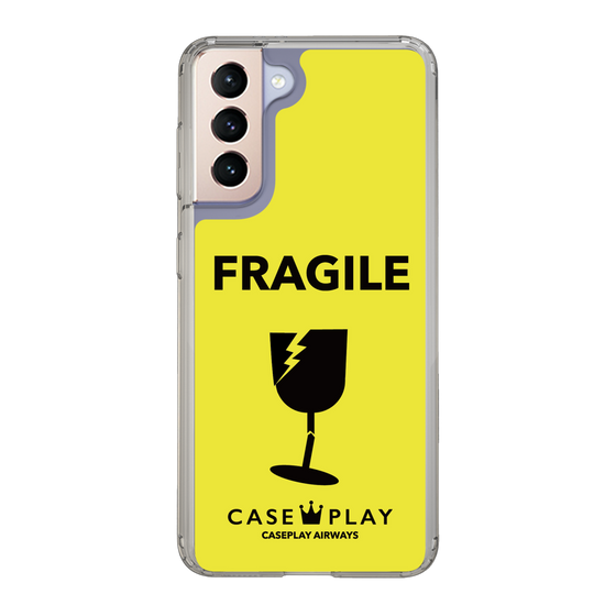 スリムプロテクションケース［ FRAGILE - Yellow ］