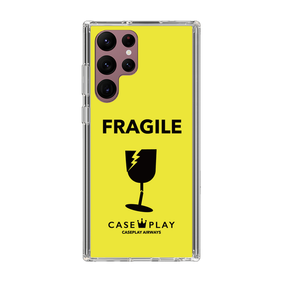 スリムプロテクションケース［ FRAGILE - Yellow ］