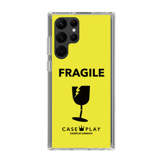 スリムプロテクションケース［ FRAGILE - Yellow ］