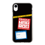 スリムプロテクションケース［ FRAGILE Stickers - Black ］