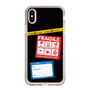 スリムプロテクションケース［ FRAGILE Stickers - Black ］