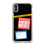 スリムプロテクションケース［ FRAGILE Stickers - Black ］