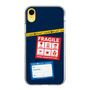スリムプロテクションケース［ FRAGILE Stickers - Navy ］