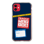 スリムプロテクションケース［ FRAGILE Stickers - Navy ］