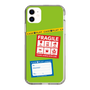 スリムプロテクションケース［ FRAGILE Stickers - Green ］