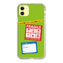 スリムプロテクションケース［ FRAGILE Stickers - Green ］