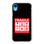 スリムプロテクションケース［ FRAGILE Sticker - Black ］