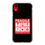 スリムプロテクションケース［ FRAGILE Sticker - Black ］