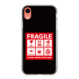 スリムプロテクションケース［ FRAGILE Sticker - Black ］