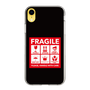 スリムプロテクションケース［ FRAGILE Sticker - Black ］