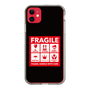 スリムプロテクションケース［ FRAGILE Sticker - Black ］