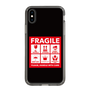 スリムプロテクションケース［ FRAGILE Sticker - Black ］