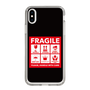 スリムプロテクションケース［ FRAGILE Sticker - Black ］