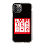 スリムプロテクションケース［ FRAGILE Sticker - Black ］