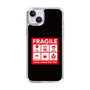 スリムプロテクションケース［ FRAGILE Sticker - Black ］