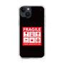 スリムプロテクションケース［ FRAGILE Sticker - Black ］