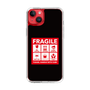 スリムプロテクションケース［ FRAGILE Sticker - Black ］