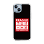 スリムプロテクションケース［ FRAGILE Sticker - Black ］