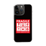 スリムプロテクションケース［ FRAGILE Sticker - Black ］