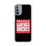 スリムプロテクションケース［ FRAGILE Sticker - Black ］