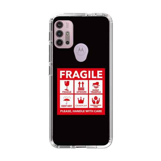 スリムプロテクションケース［ FRAGILE Sticker - Black ］